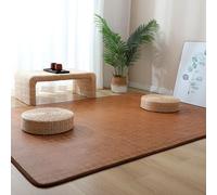 Japanese Tatami Mat,Rattan Futon Floor Mattress Area Rugs, Non-Slip Breathable,Floor Mat Area Rug for Living Room Bedroom/Meditation Space/Yoga/Zen Room(C,100x180cm)