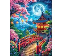 Japanese Temple in Cherry Blossom Garden Puzzle 500 Pezzi Per Ragazzi Mitos Animal Planta Gioco Educativo Creativo Intelligenza E Manualità Idea Regalo Per Figlio A Compleanno 500 PCS