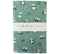 Japanese Traditional Towel Tenugui Small PatternBamboo-grass-panda by Miyamoto Izumi-koubai