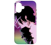 Japanese Vaporwave Sad Anime Girl Game Over Indie Aesthetic Custodia per iPhone 16