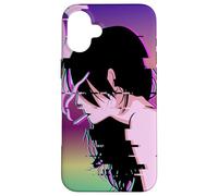 Japanese Vaporwave Sad Anime Girl Game Over Indie Aesthetic Custodia per iPhone 16 Plus