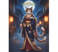 Japanese Yokai Nekomata Coloring Book