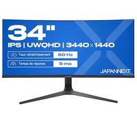 JAPANNEXT 86,4 cm JN-IPS340UWQHD60C-C65W-HS Curved UWQHD