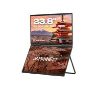 JapanNext Doppio monitor mobile 23,8” (x2) IPS Full HD (1920x1080) 100Hz | Ricarica tramite USB-C (45W) Altoparlanti integrati HDMI (x1) USB-C (x1) Jack (x1) | Garanzia 2 anni | JN-DMD-IPS238F-C4