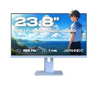 JapanNext Gaming Monitor 23,8" IPS 165Hz 1ms Blu | Full HD (1920x1080) | Altezza e inclinazione regolabili (HSP) Altoparlanti integrati G-Sync/FreeSync | JN-IPS238G165F-HSP-BB