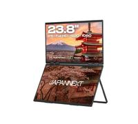 JapanNext Doppio monitor mobile 23,8” (x2) IPS Full HD (1920x1080) 100Hz | Ricarica tramite USB-C (45W) Altoparlanti integrati HDMI (x1) USB-C (x1) Jack (x1) | Garanzia 2 anni | JN-DMD-IPS238F-C4