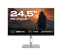 JapanNext Monitor Gaming 24,5" IPS Full HD (1920x1080) 320Hz 1ms | Altezza e inclinazione regolabili (HSP) Altoparlanti integrati | G-Sync/FreeSync | Garanzia 2 anni | JN-IPS245G320F-HSP