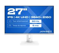 JAPANNEXT JN-IPS270UHD60F-C65W-HSP-W Monitor PC 68,6 cm (27") 3840 x 2160 Pixel 4K Ultra HD LED Bianco [JN-IPS270UHD60F-C65W-HSP-W]