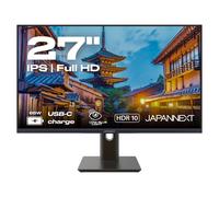 JAPANNEXT JN-IPS270WQHD75F-C65W-HSP-W - Schermo 27 pollici 2560x1440 WQHD 75Hz - IPS - 400 cd/m² - HDMI - DP - USB-C carica 65W - bianco - Nouvo