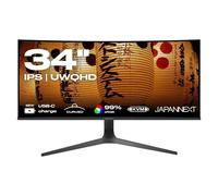 JAPANNEXT JN-IPSC34UWQHDR-C65W-H 34" LED IPS UltraWide QHD FreeSync curvo USB-C