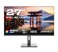 JapanNext Monitor 27" IPS 4K UHD (3840x2160) | HDR | Inclinazione Regolabile | Altoparlanti Integrati | DP(x1) HDMI(x2) | sRGB 100% | G-Sync/FreeSync | JN-IPS2709UHDR