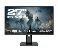 JAPANNEXT Monitor Gamer 27" IPS WQHD (2560x1440) 165hz 1ms | HDR | Altezza e inclinazione regolabili(HSP) Altoparlanti integrati | Flicker-Free G-Sync/FreeSync | Garanzia 2 anni | JN-27IPS165WQHDR-HSP