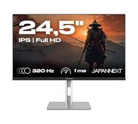 JapanNext Monitor Gaming 24,5" IPS Full HD (1920x1080) 320Hz 1ms | Altezza e inclinazione regolabili (HSP) Altoparlanti integrati | G-Sync/FreeSync | Garanzia 2 anni | JN-IPS245G320F-HSP