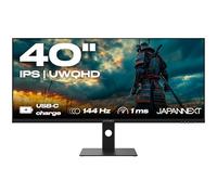 JapanNext Monitor Gaming 40” 144hz 1ms IPS UWQHD (3440x1440) | Ricarica tramite USB-C (90W) Inclinazione regolabile Altoparlanti integrati | G-Sync/FreeSync | Garanzia 2 anni | JN-IPS401UWQHD144-C90W