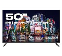 JapanNext Monitor Grande Formato 50” IPS 4K UHD (3840x2160) | HDR | Altoparlanti integrati (8Wx2) | (x3) HDMI 2.0 (x3) USB-A 2.0 | Garanzia 2 anni | JN-i50U