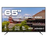 JapanNext Monitor Grande Formato 65" IPS 4K UHD (3840x2160) | Altoparlanti integrati (10Wx2) | G-Sync/FreeSync | Garanzia 2 anni | JN-IPS65U