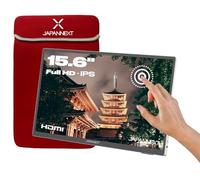 JapanNext Monitor Portatile Touchscreen 15.6" IPS Full HD (1920x1080) | HDR | Altoparlanti integrati HDMI(x1) USB-C(x2) Jack(x1) | G-Sync/FreeSync | Garanzia 2 anni | JN-MD-i156FHDR-T