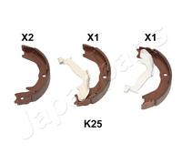 GFK25AF Kit ganasce, Freno stazionamento (MARCA-JAPANPARTS)