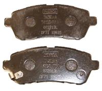 JAPANPARTS JPPA-343AF Pastiglie Past Freno Mzd 2 07> Ant