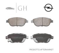 JAPANPARTS - KIT PASTIGLIE / PATTINI / PASTICCHE FRENO ANT OPEL CORSA D 1.3 CDTI