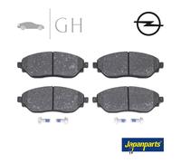 JAPANPARTS PA-1004AF Kit pastiglie freni