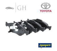 JAPANPARTS - KIT PASTIGLIE / PATTINI / PASTICCHE FRENO ANT TOYOTA YARIS (III)