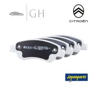JAPANPARTS - KIT PASTIGLIE / PATTINI / PASTICCHE FRENO ANTERIORI CITROEN C1