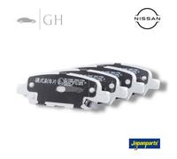 JAPANPARTS - KIT PASTIGLIE / PATTINI / PASTICCHE FRENO POST NISSAN QASHQAI J10