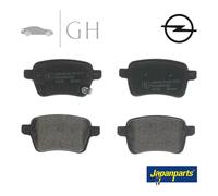 JAPANPARTS - KIT PASTIGLIE / PATTINI / PASTICCHE FRENO POST. OPEL CORSA E