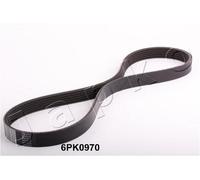 JAPKO 6PK970 Cinghia servizi adatto per PEUGEOT 107 Schrägheck (PM, PN) 970mm