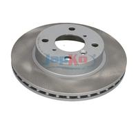 2x Disco freno Assale anteriore ventilato 60814C JAPKO per SUZUKI BALENO