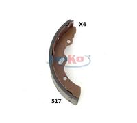 JAPKO Kit ganasce freno posteriore diametro 318 mm 55517