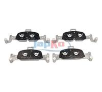 JAPKO Kit pastiglie freno anteriore lunghezza 251 mm altezza 105 mm 500918