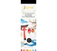 Japon: 40 marque-pages à peindre à l'aquarelle