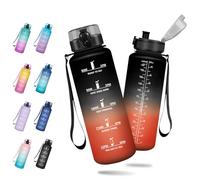 JAPORIA Borraccia 1,5 litri, Borraccia Palestra,Sportiva Motivazionale 1L, Bottiglia Acqua, Bottiglia d'acqua Sportiva con Filtro,per Bambino, Bambina, Sport, Scuola, Ciclismo