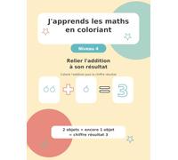J'apprends les maths en coloriant: Niveau 4 - Relier l'addition à son résultat