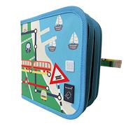 Jaq Jaq Bird CBK-TRA Color It & Go Libro Cancellabile, 8" x 8", Multicolore (Treno)