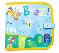 Jaq Jaq Bird Gesso con 4 gessetti, Motivo Coccinella, Libro da colorare Lavabile per Bambini, Colore Insetti del Cortile, 1108030