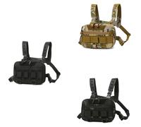 Jaqperd Pesca Petto Borsa Alpinismo Alpinismo Campeggio Outdoor Viaggio Gilet, Come mostrato