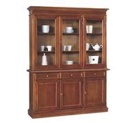 JAQUELINE - credenza con vetrina in legno massello