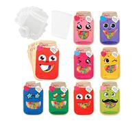 Jar Cards - Set di biglietti di carta da regalo per San , divertente, per ragazze, ragazzi, amici, viaggi, classe, scuola, compleanno, vacanze