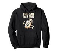 Jar ha Un Nome Mason Cartoon Humor Felpa con Cappuccio