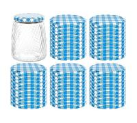 Jar Lid - 85mm Reusable Canning Lids For Jars, 50 Piece Leak Proof Reusable Metal Cover | For Salad Cookie Snack Candy Fermentation Juice Coffee Tea Jams Fruits Food