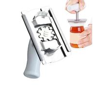 Jar Opener - Manual Stainless Steel Lids Remover for Seniors, Women, Men with Easy Grip Function, Bottle Openers for Home Apartment Counter Kitchen Beverage Drinks Beer Soda, Compact Portable