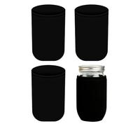 Jar Sleeve - Hydroponic Protector, Opaque Light Shielding Cover, Flexible Wide Mouth Fit, Easy Install Storage Accessory | 24oz and 32oz Canisters, Plant Propagation, Kitchen Organization, Gardening