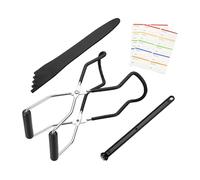 Jar Tool Kit | 4 in 1 | Set di conservanti anti-scaldd, utensili da cucina, agente per la preparazione degli alimenti, organizzatore di cucina, per salsa domestica, , frutta, dispensa