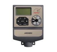 Jardibric - Programmatore irrigazione 9V 6 vie - 2 programmi indipendenti multi-zona elettrovalvola