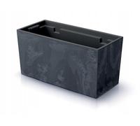 Jardinera per Balcón Urbi Case Beton Effect, Dimensions 395x185x195 mm, colore antracite