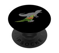 Jardine's Parrot con T rex Shadow Bird Lovers PopSockets PopGrip Adesivo