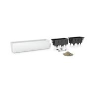 Jardiniere - Balconera colore 80 - Kit completo - Bianco - 12 L - LECHUZA